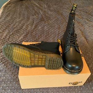 Mock Doc Marten boots Size 7